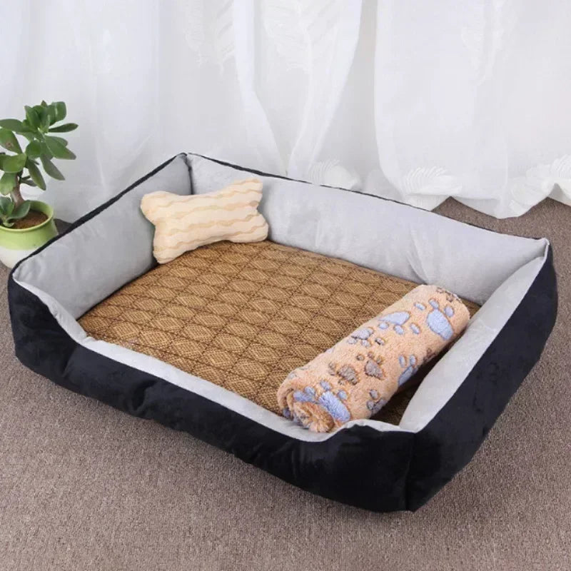 Dogs Warm Kennel Comfortable Pet Kennel Household Convenient Mobile Pet Bed Pet Supplies Kennel for Small Medium and Large