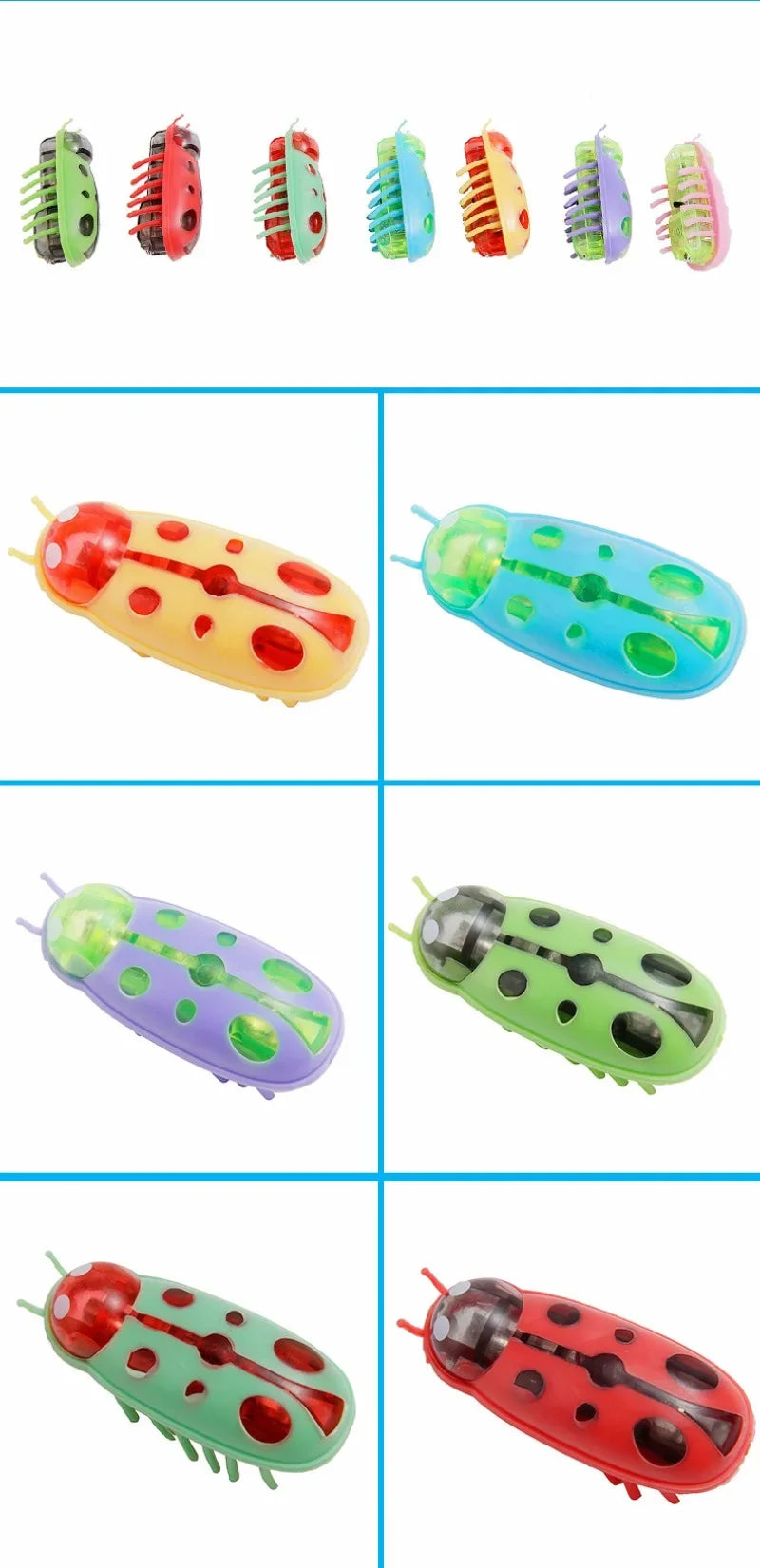 Cat Toys Electric Toothbrush Worm Pet Toys Interactive  Electric Bug Micro-nano Worm Automatic Flip Toy Miniature Nanomites